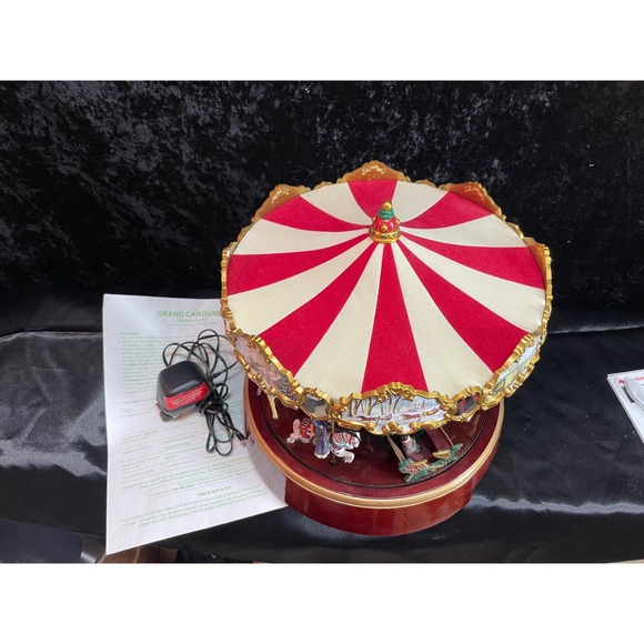 Mr Christmas Grand Carousel Original Classics Musical Box 30 Songs Adapter Works - Picture 7 of 16